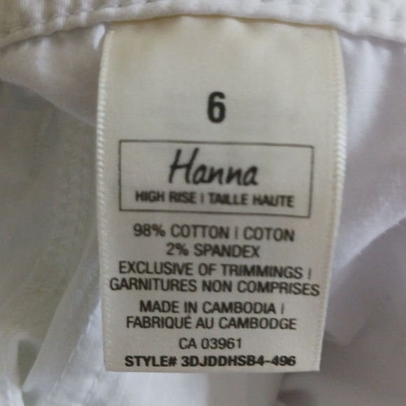 White Denver Hayes Capri Pants - Picture 10 of 11